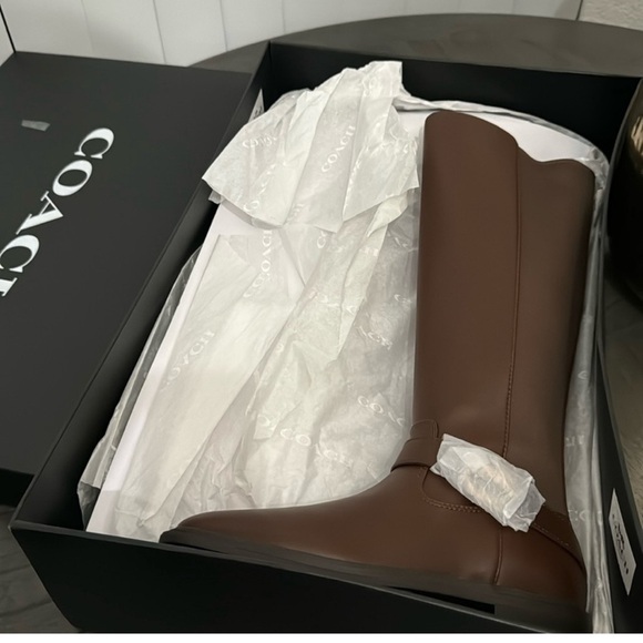 COACH Farrah Leather Boot - Picture 2 of 9